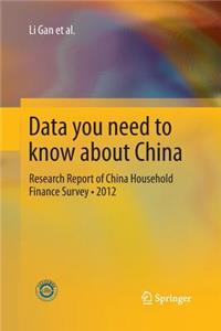 Data You Need to Know about China