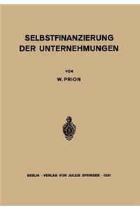 Selbstfinanzierung Der Unternehmungen