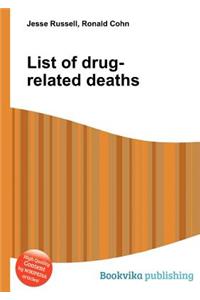 List of Drug-Related Deaths