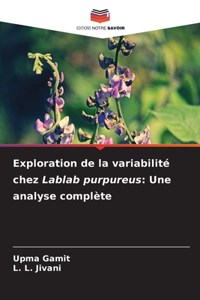 Exploration de la variabilité chez Lablab purpureus