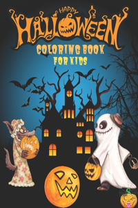 Happy Halloween Coloring Book For Kids