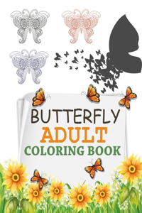 Butterfly Adult Coloring Book