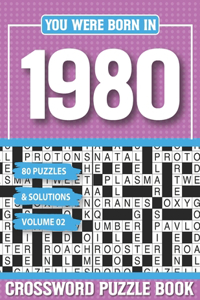 You Were Born In 1980 Crossword Puzzle Book