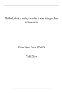 Method, device and system for transmitting uplink information