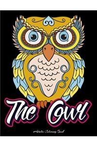THE OWL Adults Coloring Book