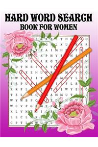 Hard Word Search Book for Women