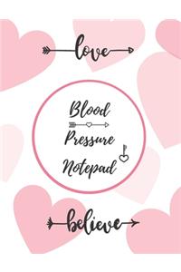 Blood Pressure Notepad