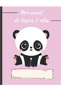 Mon carnet de dessins & notes