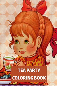 Tea Party Coloring Book