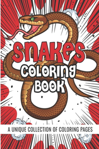 Snakes Coloring Book
