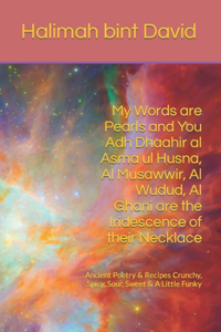 My Words are Pearls and You Adh Dhaahir al Asma ul Husna, Al Musawwir, Al Wudud, Al Ghani are the Iridescence of their Necklace