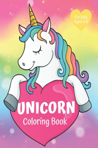 Unicorn Coloring Book For Kids Ages 4-8