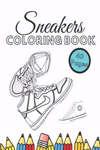 Sneaker Coloring Book