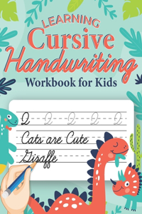 Learning Cursive Handwriting Workbook For Kids