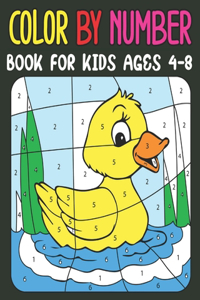Color By Number book For Kids Ages 4-8