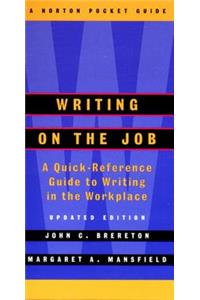 Writing on the Job