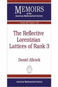 Reflective Lorentzian Lattices of Rank 3