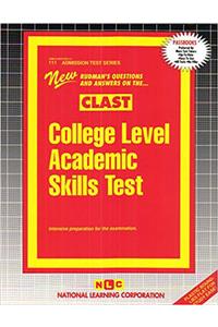 College Level Academic Skills Test (Clast): Volume 111