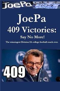JoePa 409 Victories
