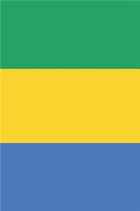 Gabon Flag Notebook - Gabonese Flag Book - Gabon Travel Journal
