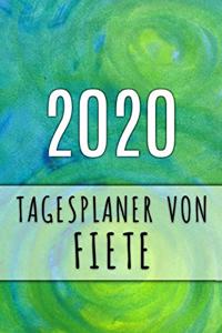 2020 Tagesplaner von Fiete