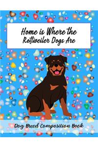 Home Is Where The Rottweiler Dogs Are