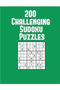 200 Challenging Sudoku Puzzles