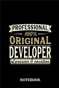 Professional Original Developer Notebook of Passion and Vocation