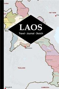 Laos Travel Journal: Write and Sketch Your Laos Travels, Adventures and Memories