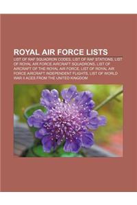 Royal Air Force Lists