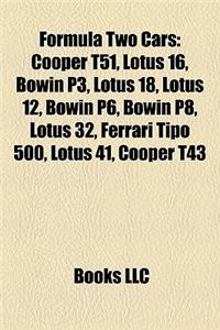 Formula Two Cars