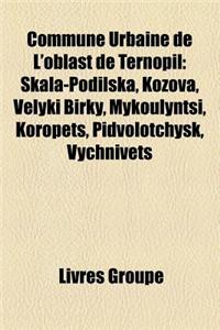 Commune Urbaine de L'Oblast de Ternopil