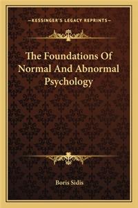 The Foundations Of Normal And Abnormal Psychology