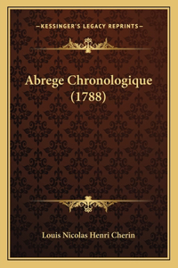 Abrege Chronologique (1788)