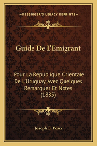 Guide De L'Emigrant