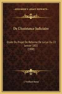 De L'Assistance Judiciaire