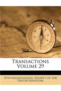Transactions Volume 29