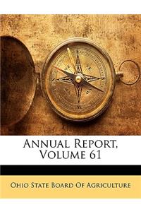 Annual Report, Volume 61