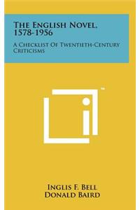 The English Novel, 1578-1956