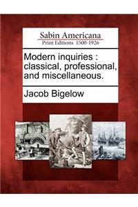 Modern Inquiries