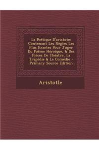 La Poétique d'Aristote