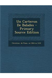Un Carteron De Balades