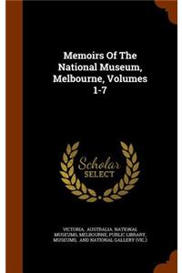 Memoirs of the National Museum, Melbourne, Volumes 1-7