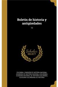 Boletín de historia y antigüedades; 12