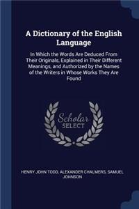 A Dictionary of the English Language