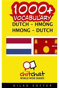 1000+ Dutch - Hmong Hmong - Dutch Vocabulary
