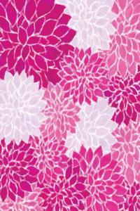 Pink Floral Painted Notebook