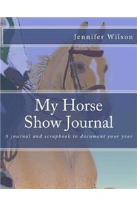 My Horse Show Journal- Saddleseat