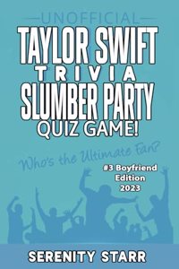 Unofficial Taylor Swift Trivia Slumber Party Quiz Game #3