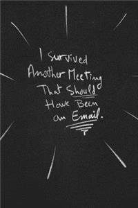I Survived Another Meeting That Should Have Been An Email.